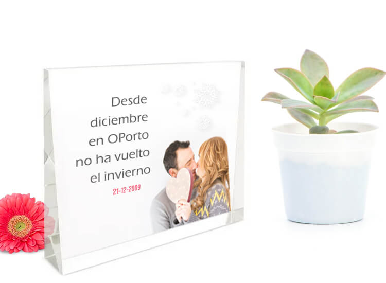 Placas de cristal personalizadas